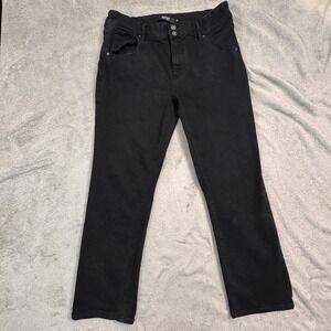 Hudson Los‎ Angeles Black Wash Flap Pocket Denim Jeans Size 14 Women's